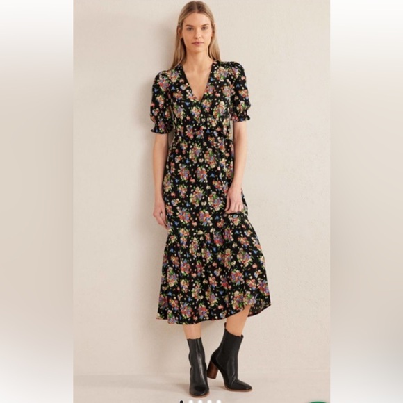 NWT Boden Floral Dress (size 6 size 4) - Picture 1 of 15